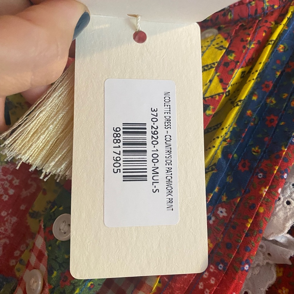 NWT :: Doen Nicolette Dress in Countryside Patchwork - Picture 10 of 10